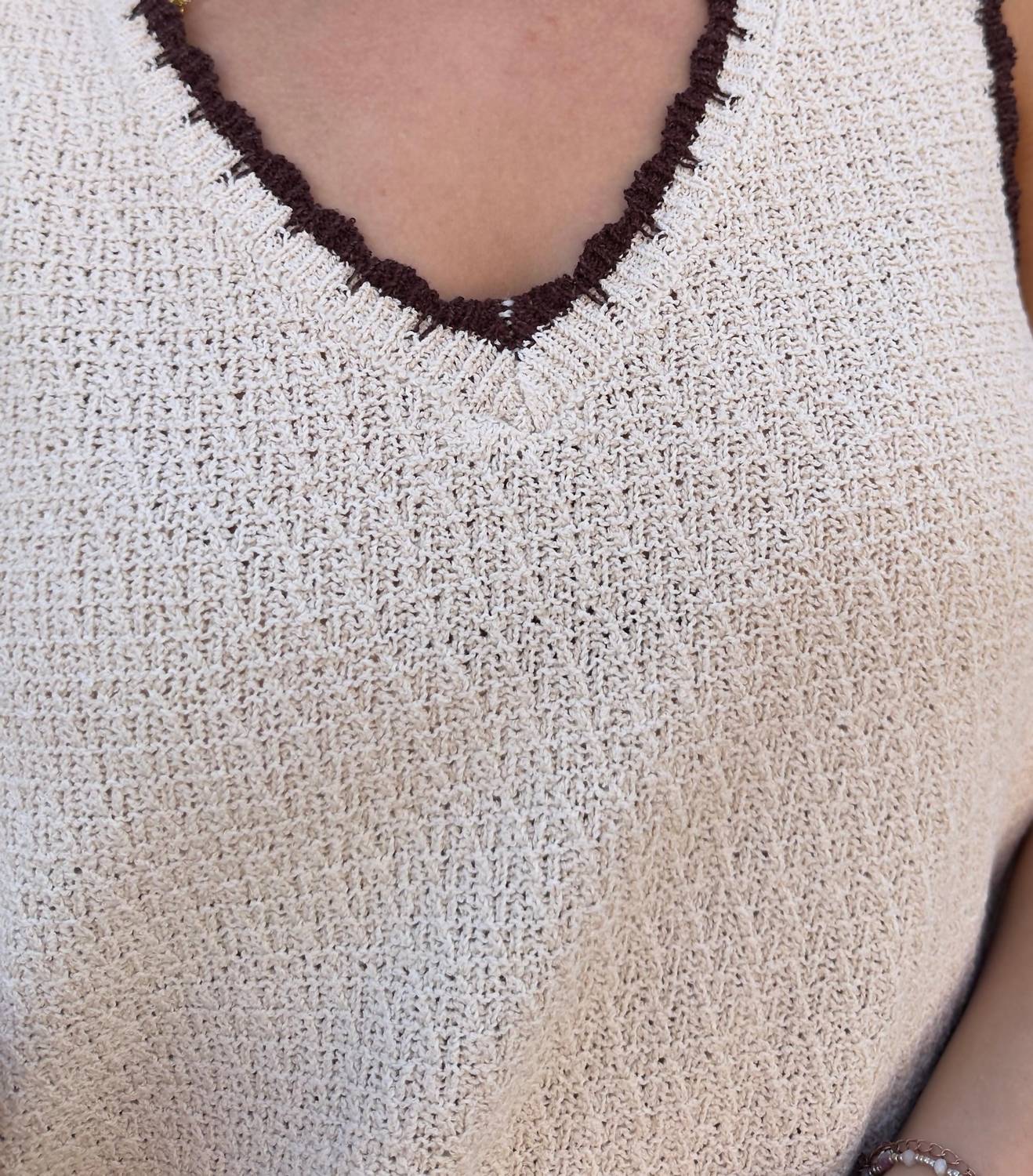 Z Supply - Yessina Whipstitch V-neck Tank Top