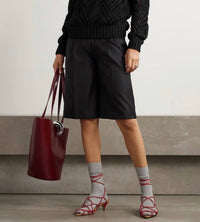 Jil Sander Women's Chunky Lace Knit Sweater in black - women's sweater