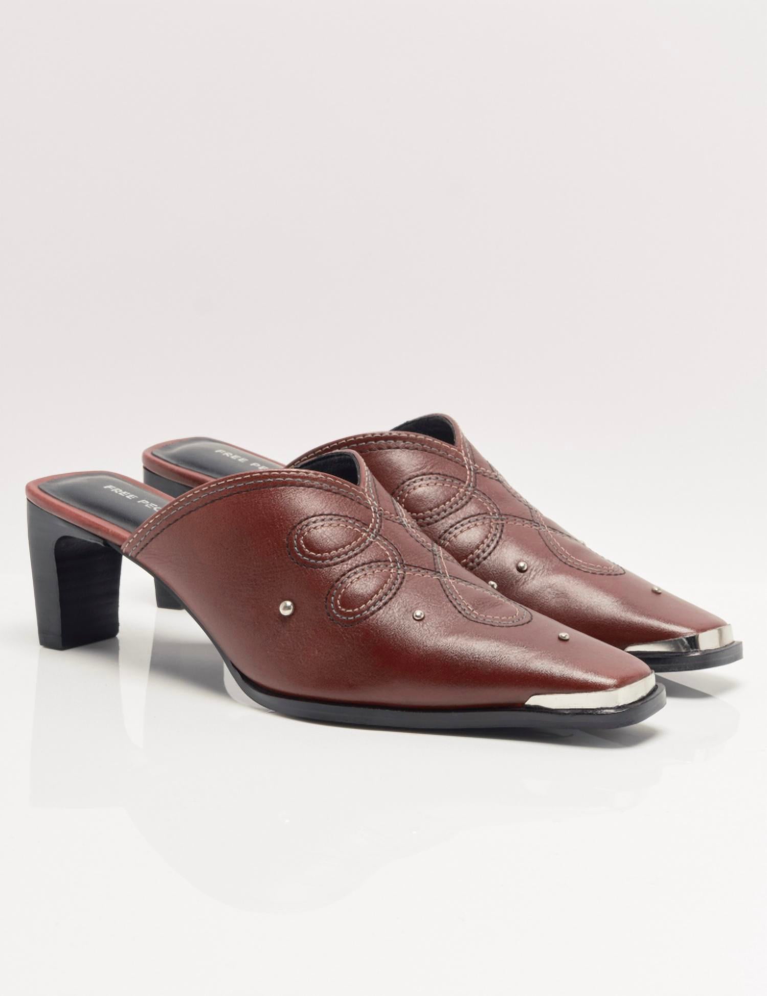 Free People - Women's Roxi Metal Tip Mules