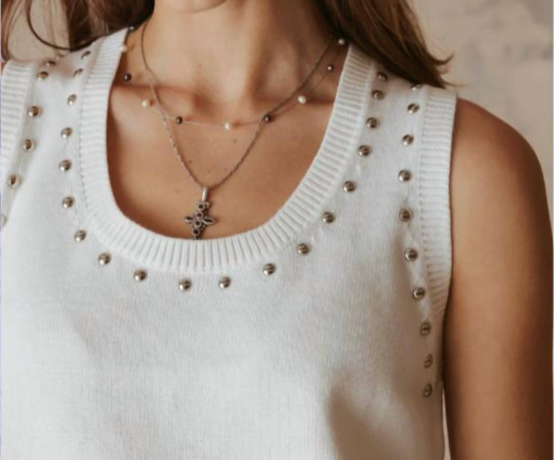 27 Miles Malibu - Nancy Studded Tank