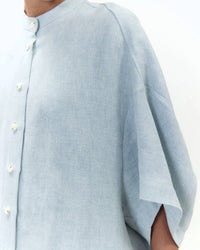 Alysi - MAXI LINEN BLOUSE