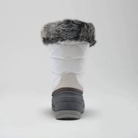 Kamik - Women's Momentum3 Pull On Rounded Toe Waterproof Fur Trim Ankle Snow Boots