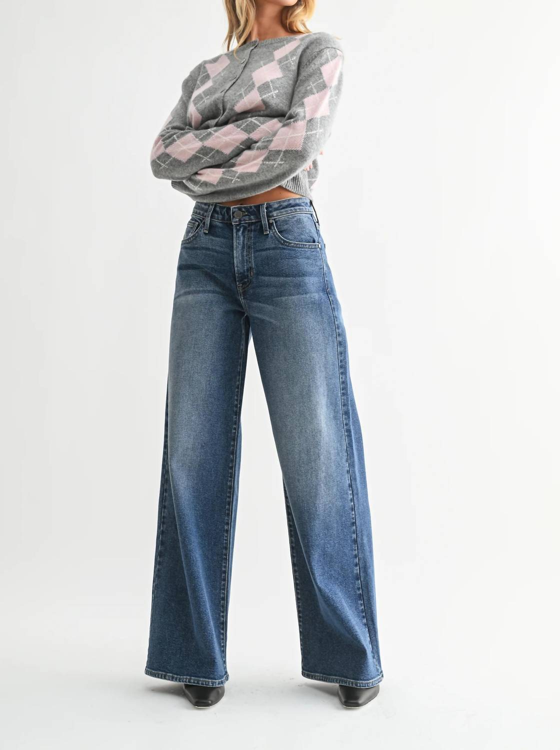 Just Black Denim - Ultra Wide Leg Jeans