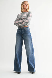 Just Black Denim - Ultra Wide Leg Jeans