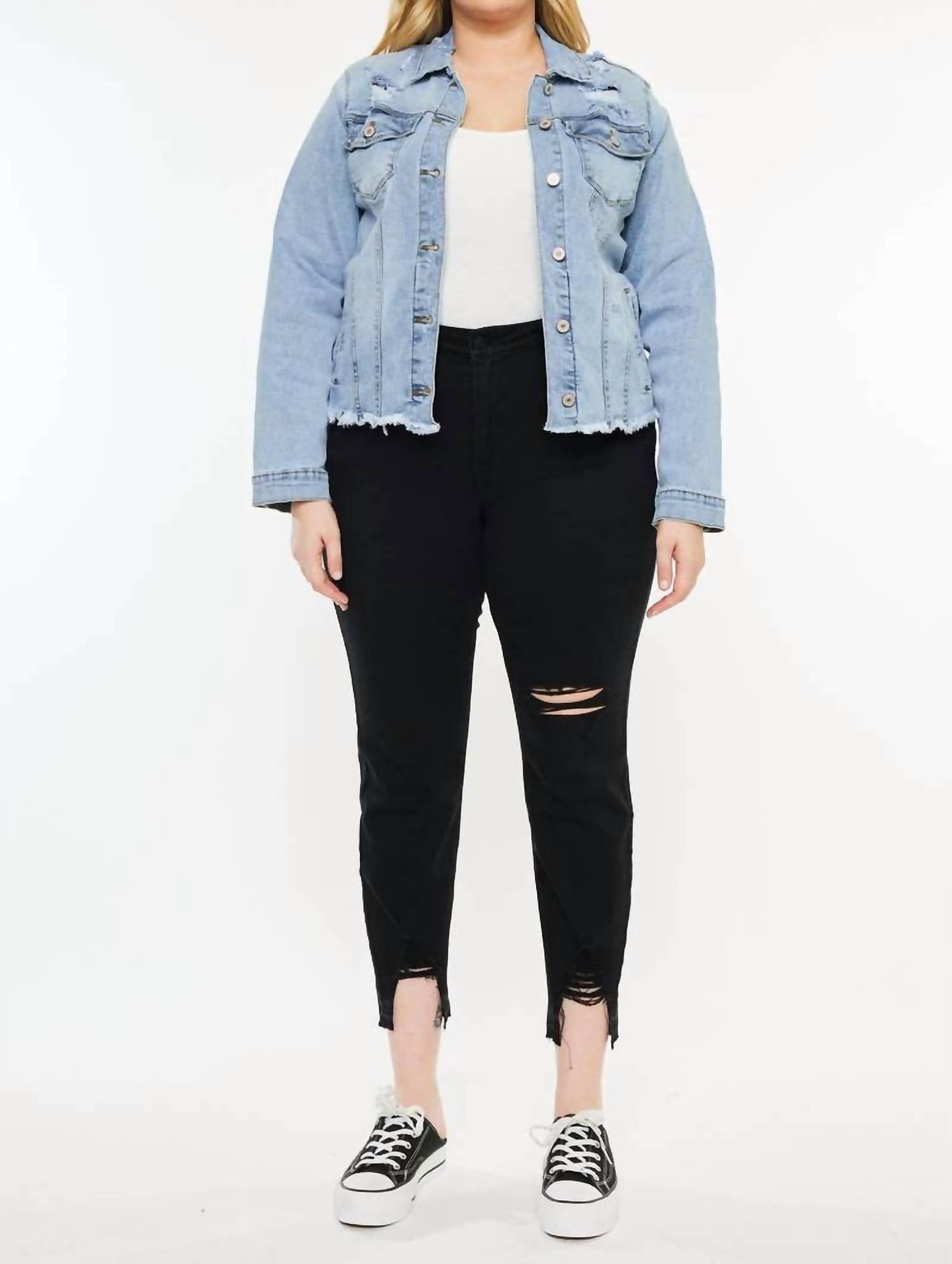 Kancan - Zoey Denim Jacket - Plus