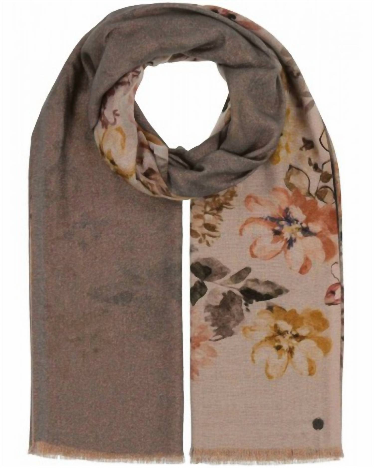 V. Fraas - Women's Metallic Floral Wrap