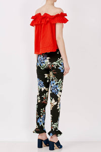 Nicholas - Women's Cotton Voile Sofia Ruffle Top