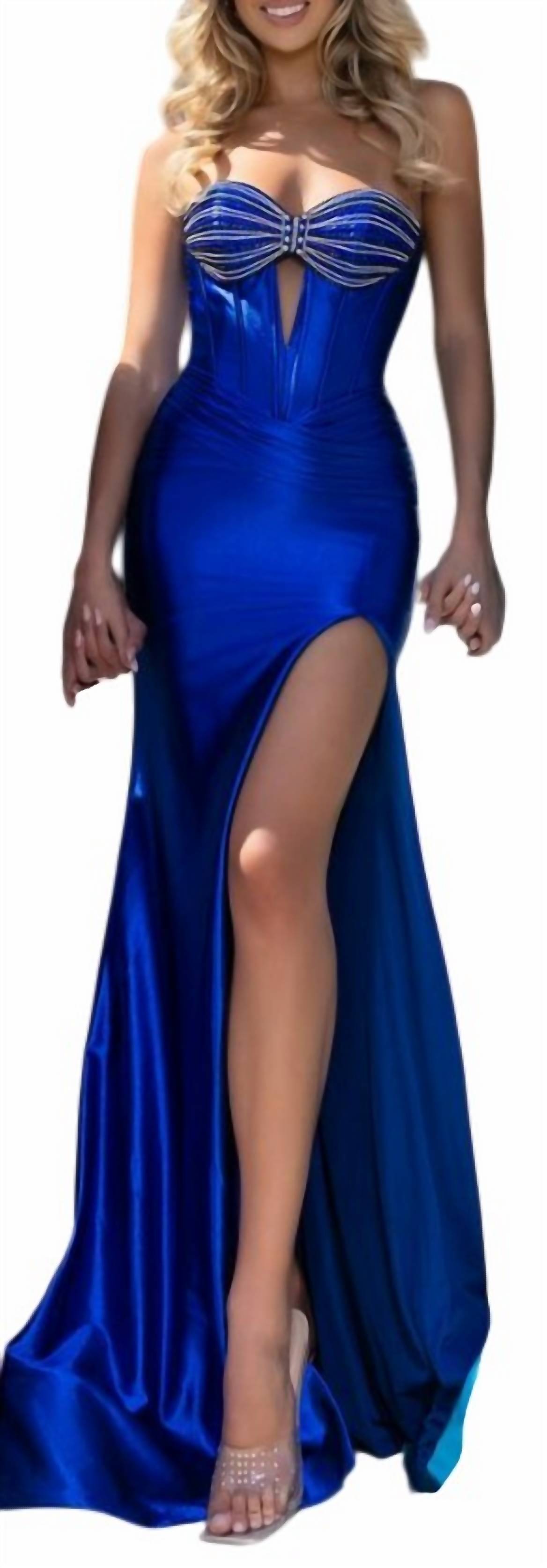 Portia&Scarlett - Strapless Fitted Corset Style Gown