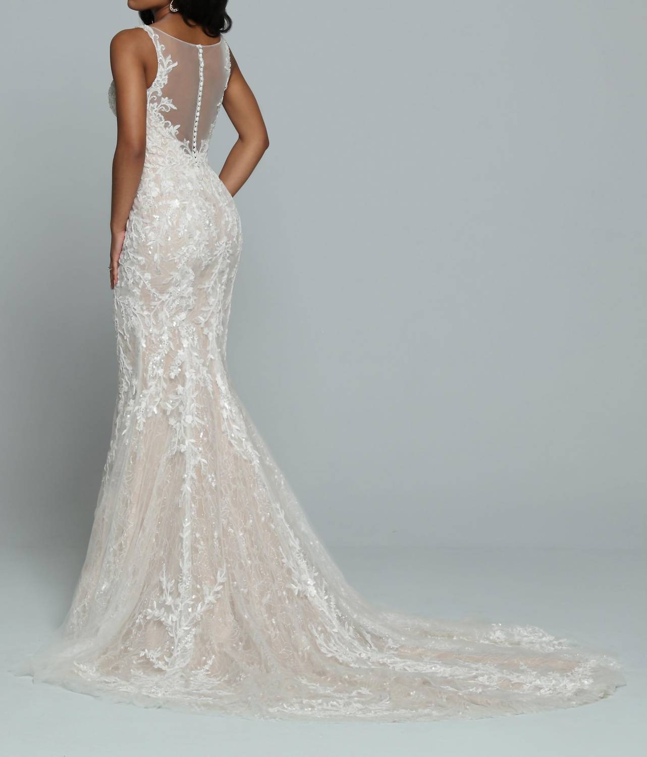 Davinci Bridal - Sleeveless Wedding Gown