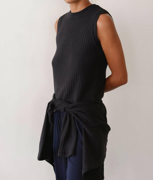 Donni. - Sweater Rib Shell Tank Top