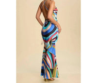 Luxxel - Maxi Lace Up Dress