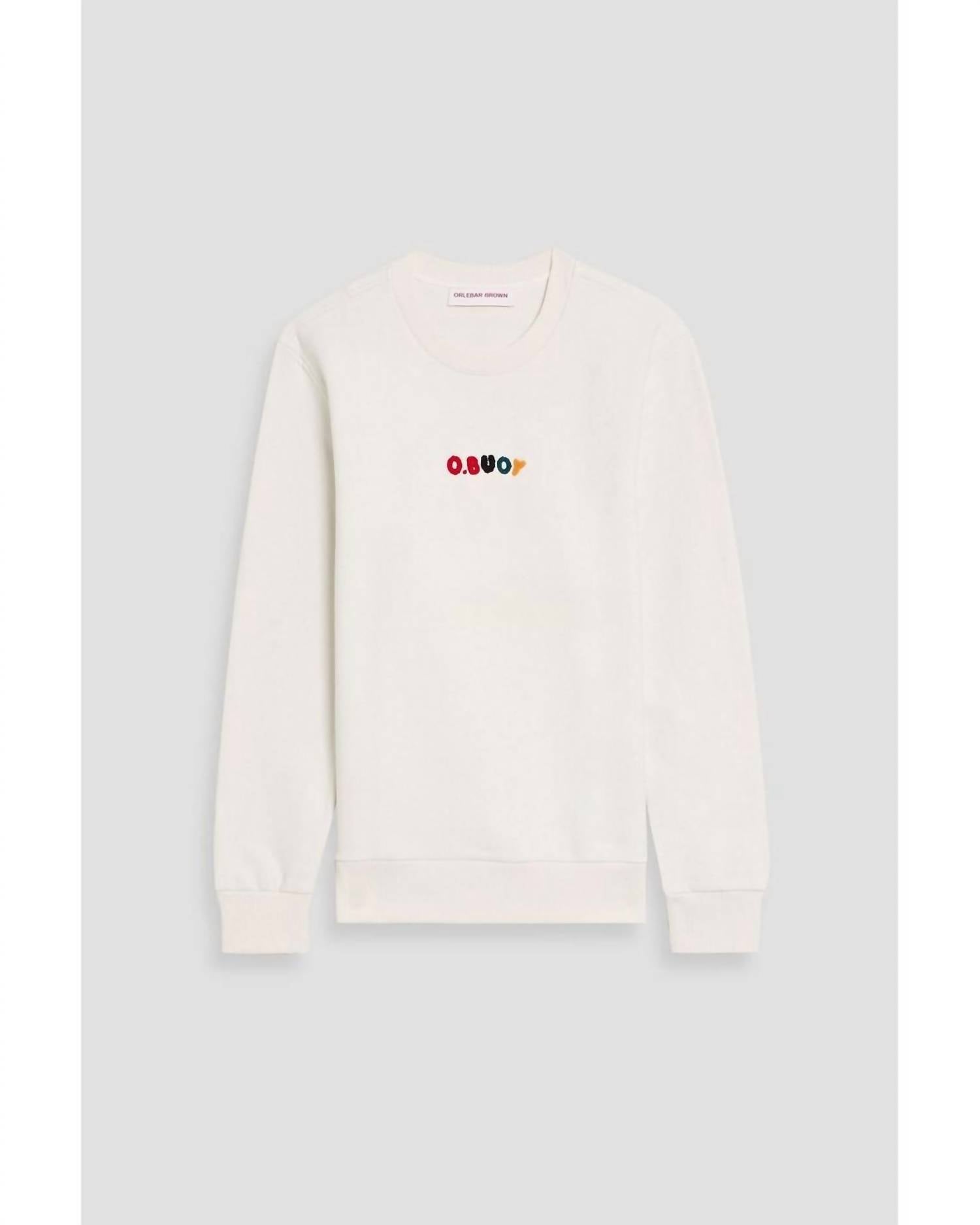 Orlebar Brown - Stevenson Flocked Sweatshirt