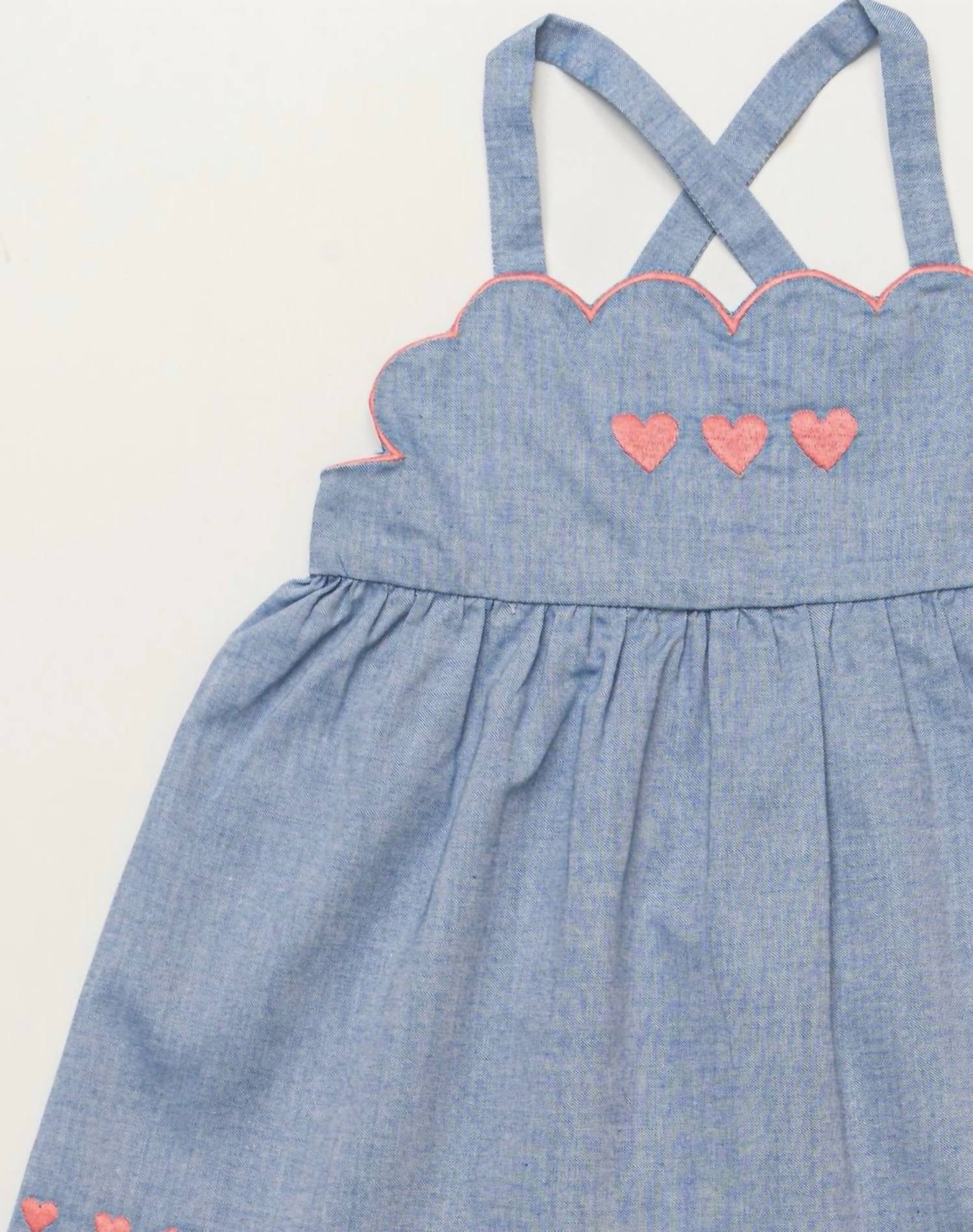 Early Sunday - Girl's Alice Dress With Bloomers Set