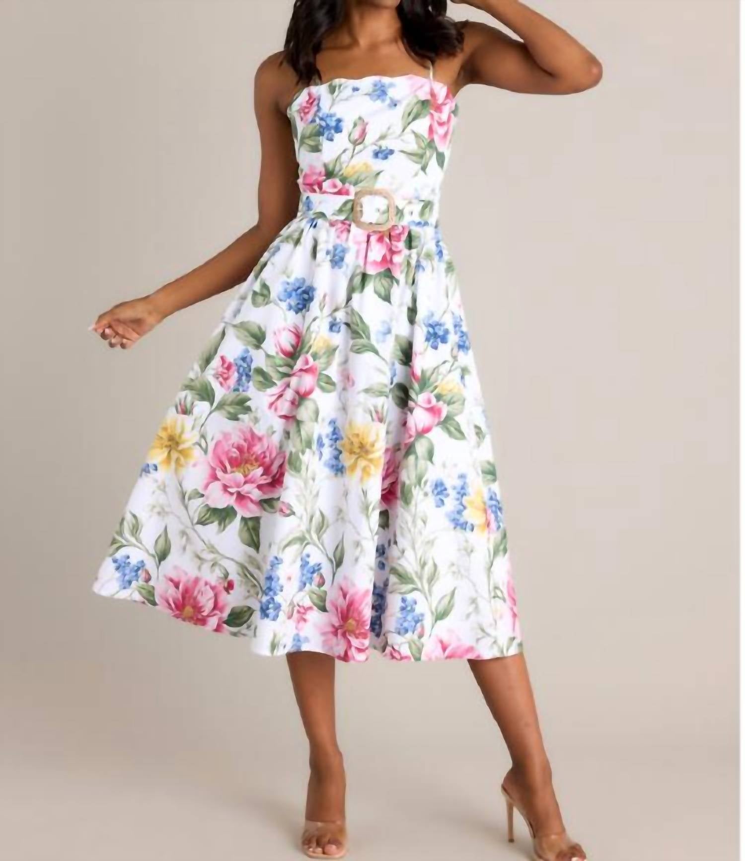Prosperina - Colette Belted Midi Dress