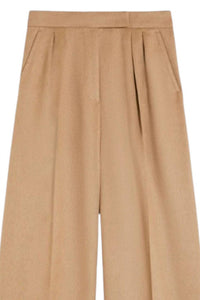 Maxmara - Women's Fagus Wool Pleated Full Leg Pant