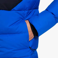 swix Focus Down Puffer Hooded Zip Jacket in blue black - men's jacket - view 6