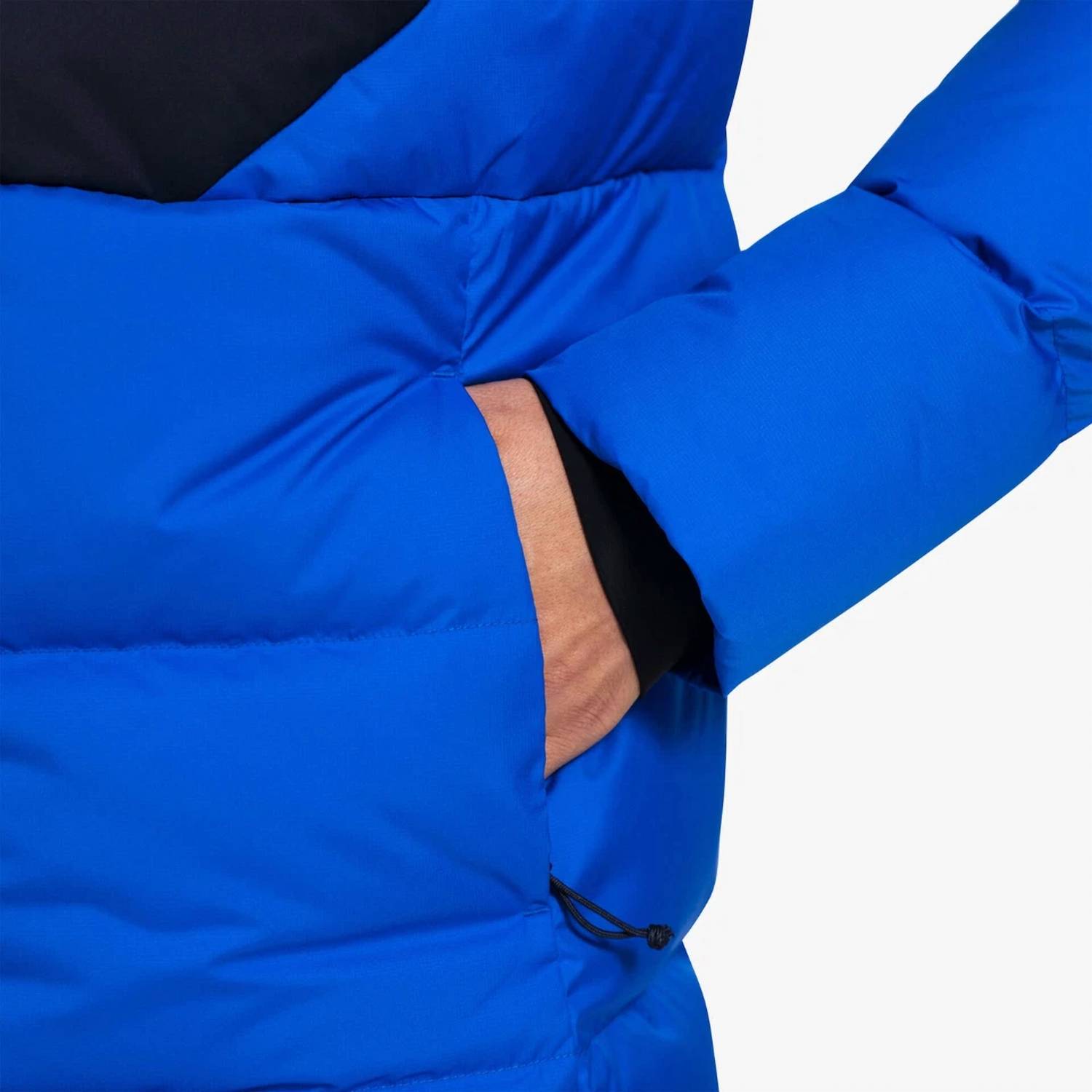 swix Focus Down Puffer Hooded Zip Jacket in blue black - men's jacket - view 6