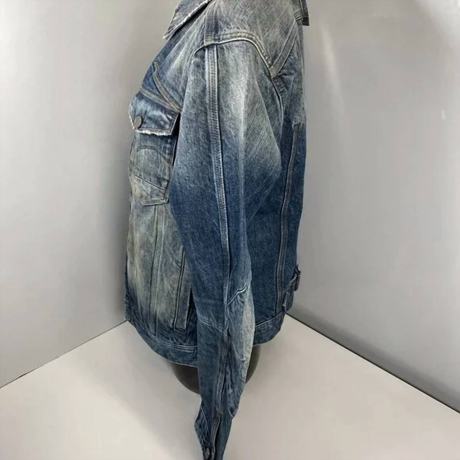 G-Star Women’s Kick Rr Selvedge Denim Jacket in blue rust - women's jacket - view 4