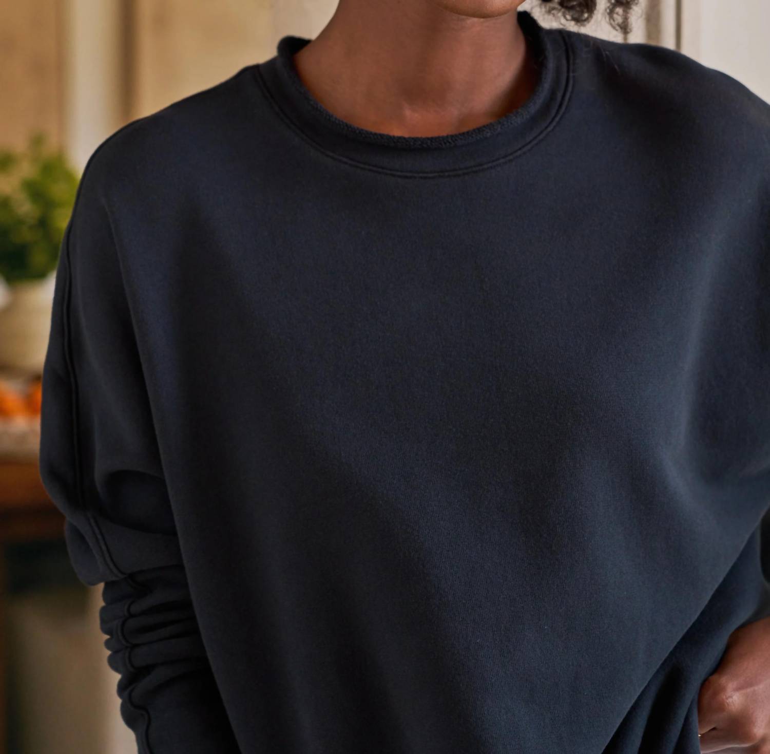Frank & Eileen - Anna Long-sleeve Capelet British Tee