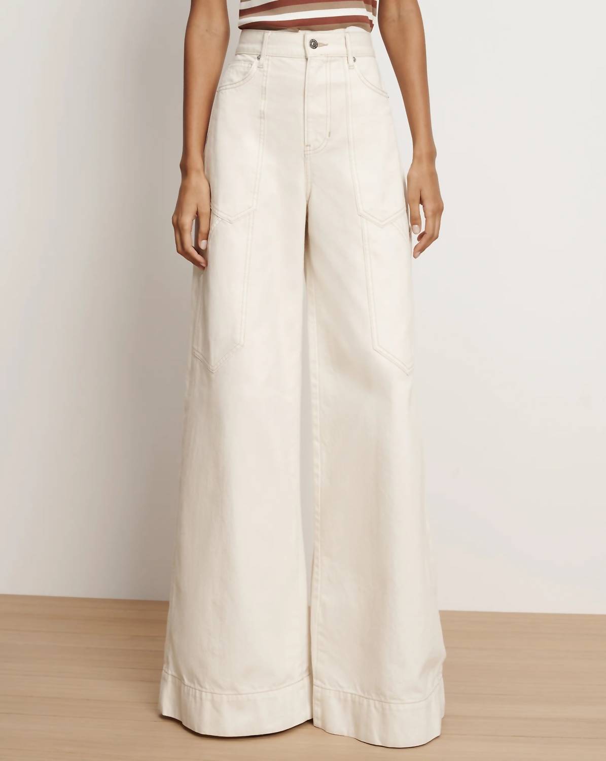 Veronica Beard - Freddy High Rise Extra Wide Leg Jeans