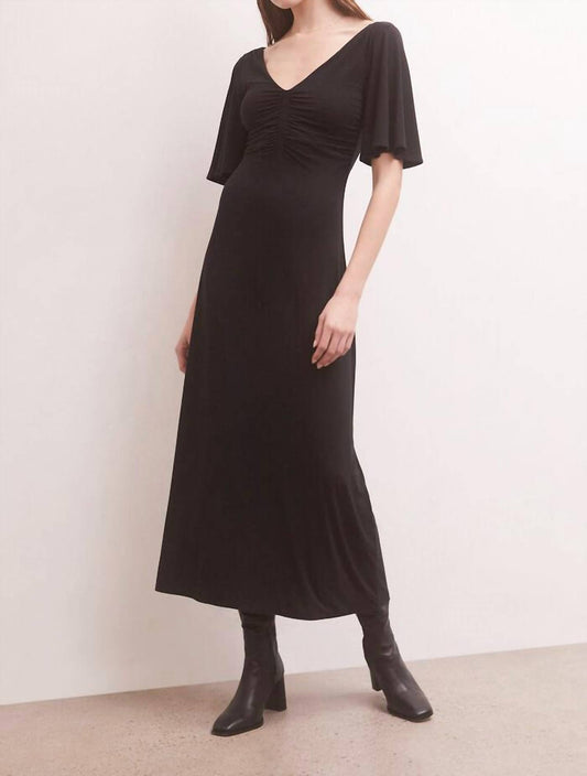 Kara Flutter Sleeve Dress