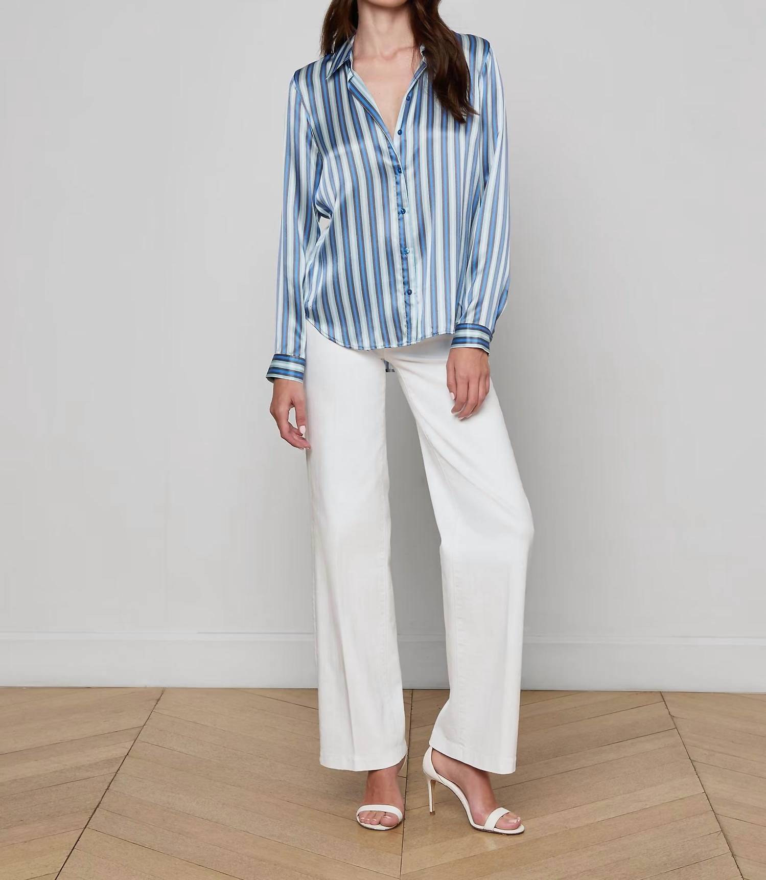 L'Agence - Tyler Silk Blouse