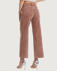 Bayeas - Jordan High Rise Wide Leg Denim Jeans