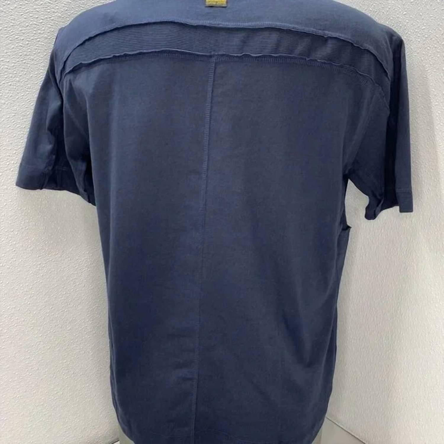 G-Star Men’s Raw Rib Insert Loose Fit T-shirt in blue - men's t-shirt - alternate view