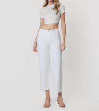 VERVET BY FLYING MONKEY Olivia Jeans in white - women's pants