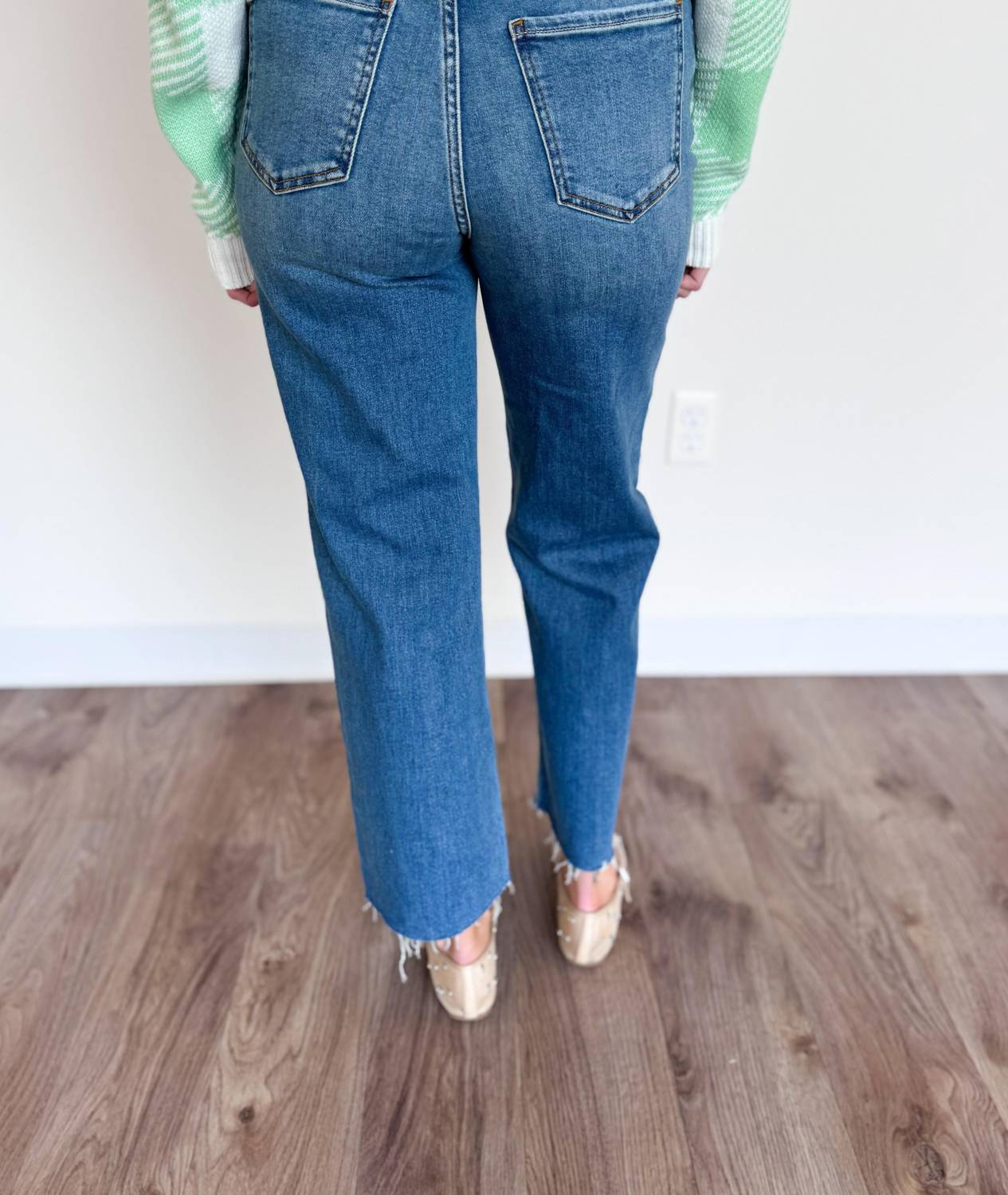 Daze - Renata High Rise Wide Ankle Jeans