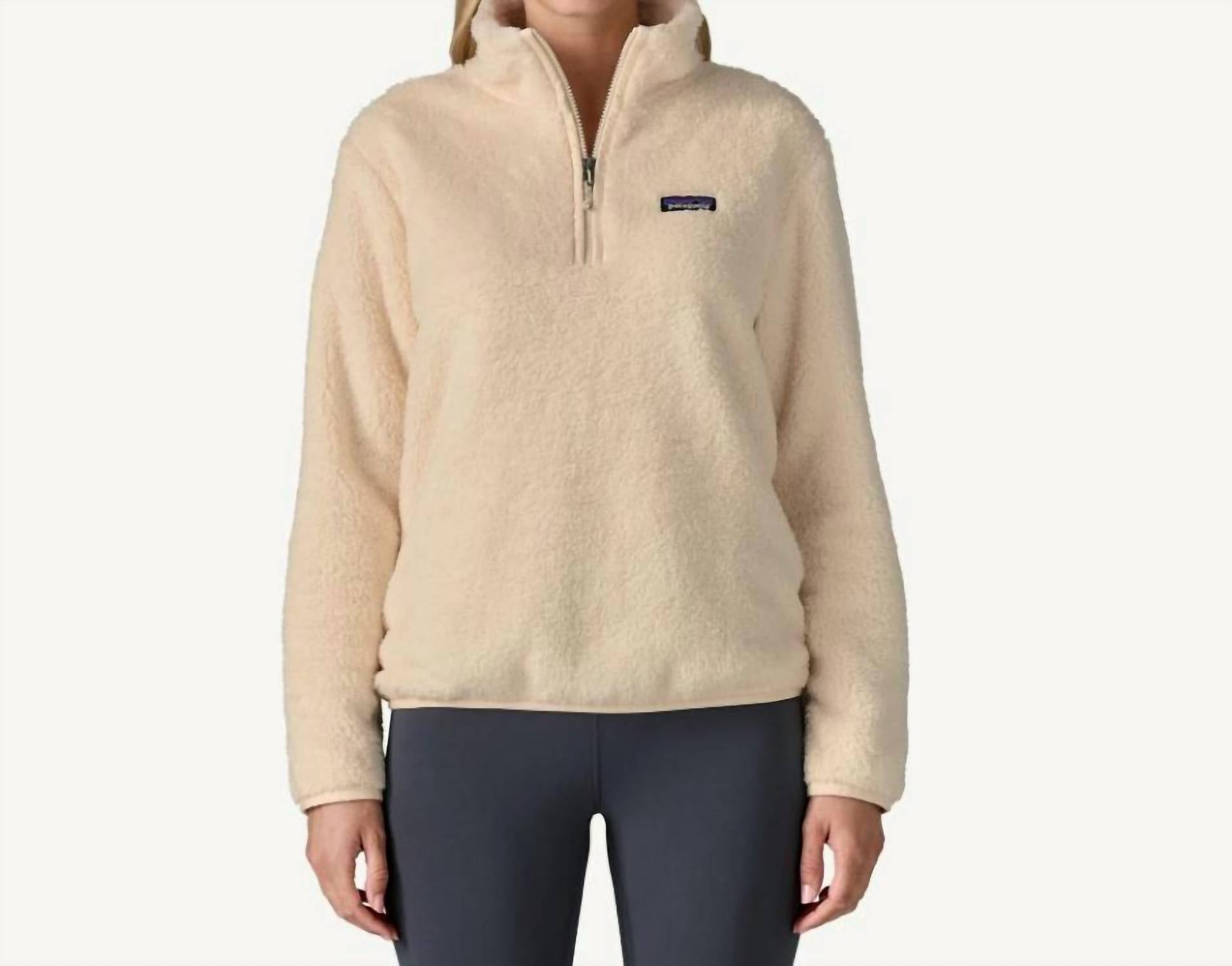 Patagonia Los Gatos 1/4-zip Pullover in natural - women's sweater