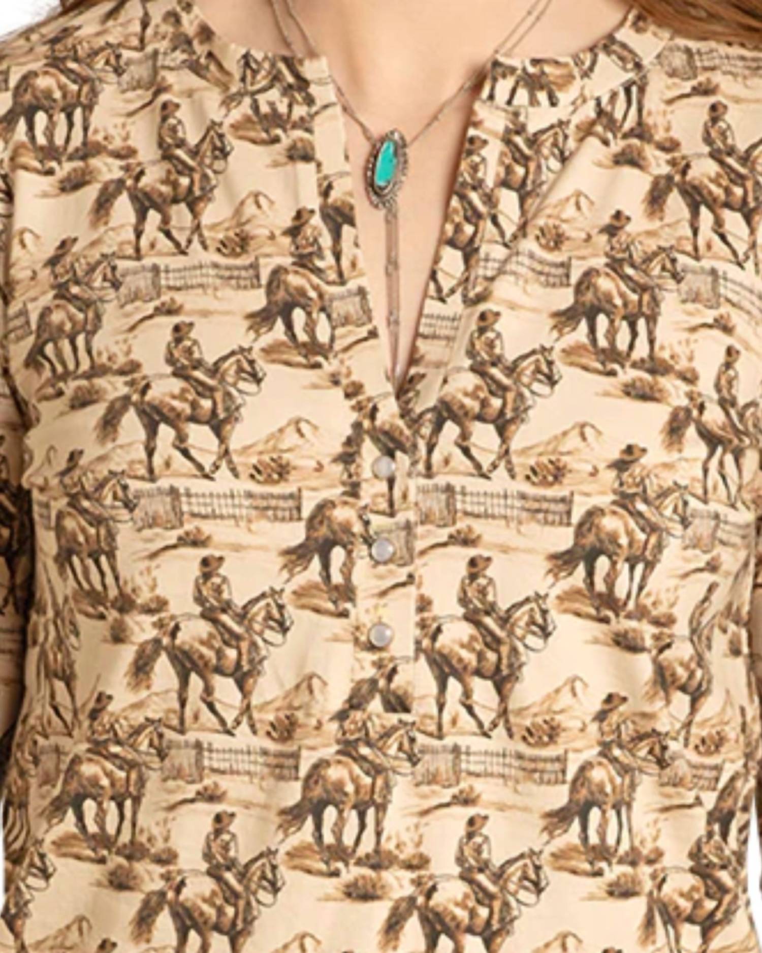 Panhandle - Conversational Horse Henley Top
