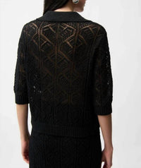 Joseph Ribkoff - Cotton Blend Open Stitch Sweater