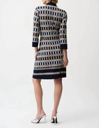 Joseph Ribkoff - Geometric Shirt Dress
