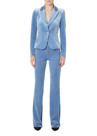 Chiara Boni - Venusette High Waisted Velvet Pants