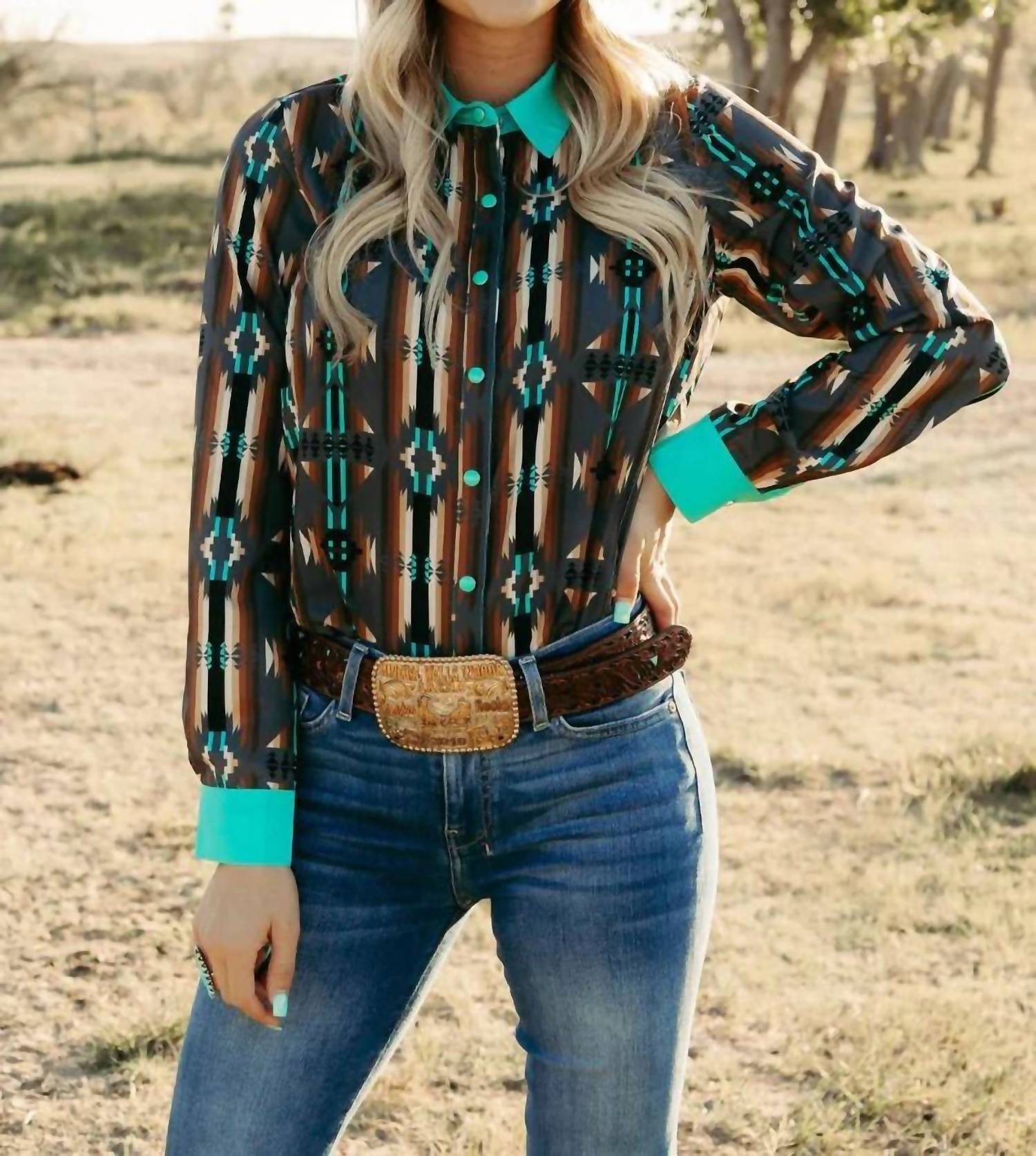 Sterling Kreek - Dirt Road Snap Front Long Sleeve Shirt