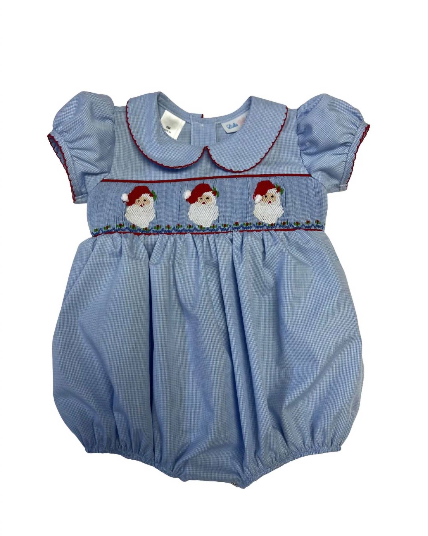 Lulu Bebe - Kid's Rosie Smocked Bubble