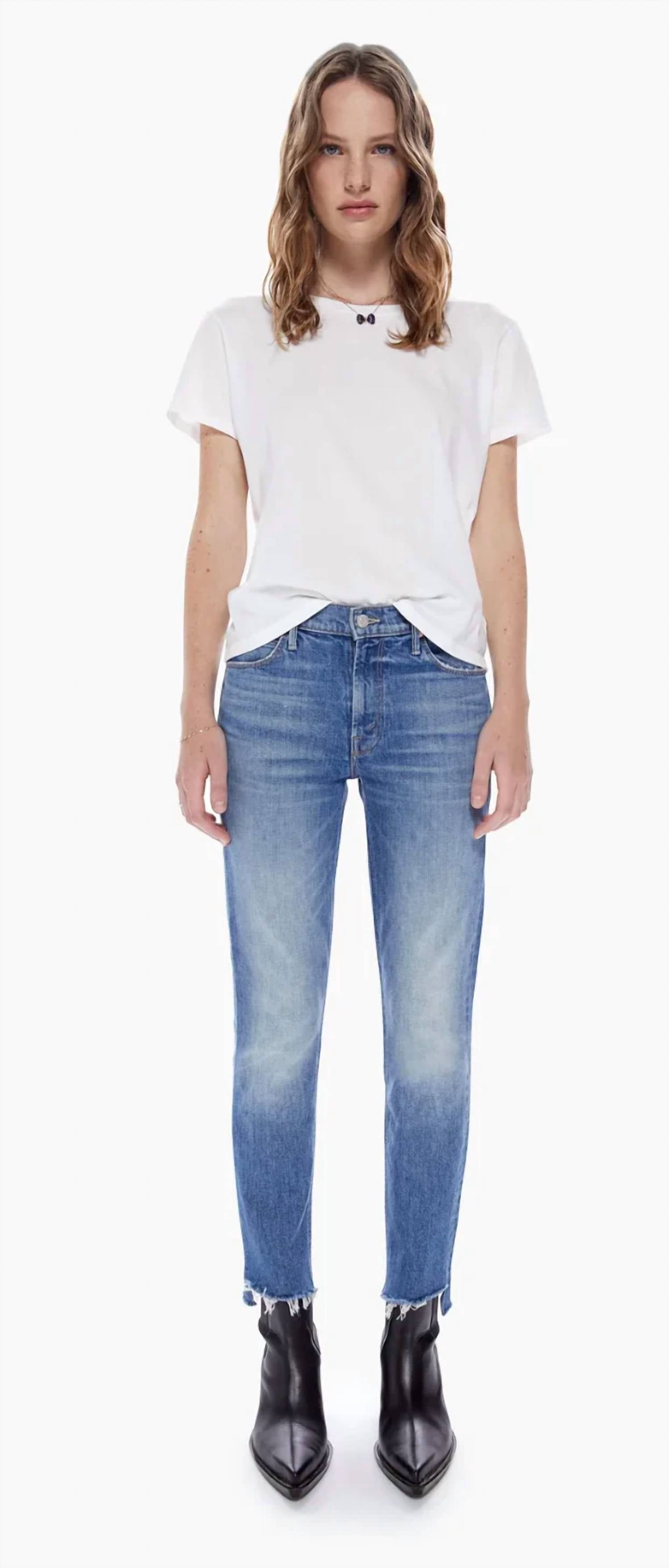 Mother - Dazzler Mid-rise Ankle Fray Jeans