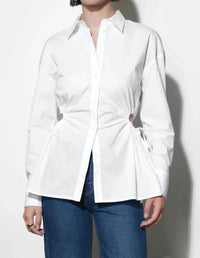 Greylin - Naira Drawstring Long Sleeve Shirt