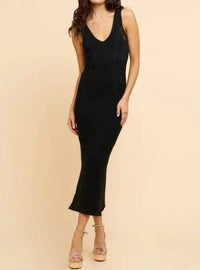 Ciebon - Sleeveless Knit Midi Dress