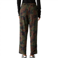 Michael Stars Women's Maxine Twill Camo Convertible Pant in olive combo - women's pants - detail view
