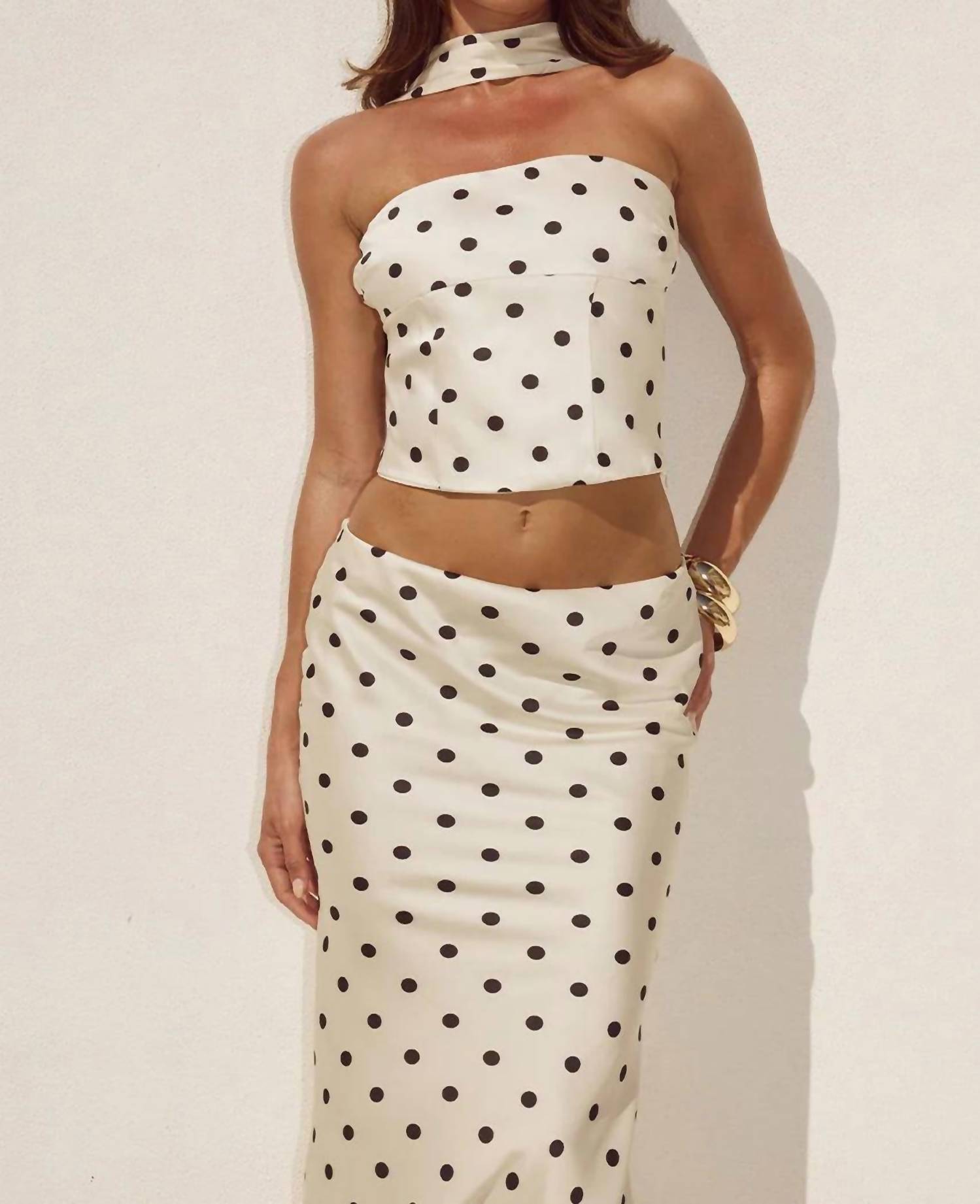 Runaway The Label - Blaine Polka Dot Top