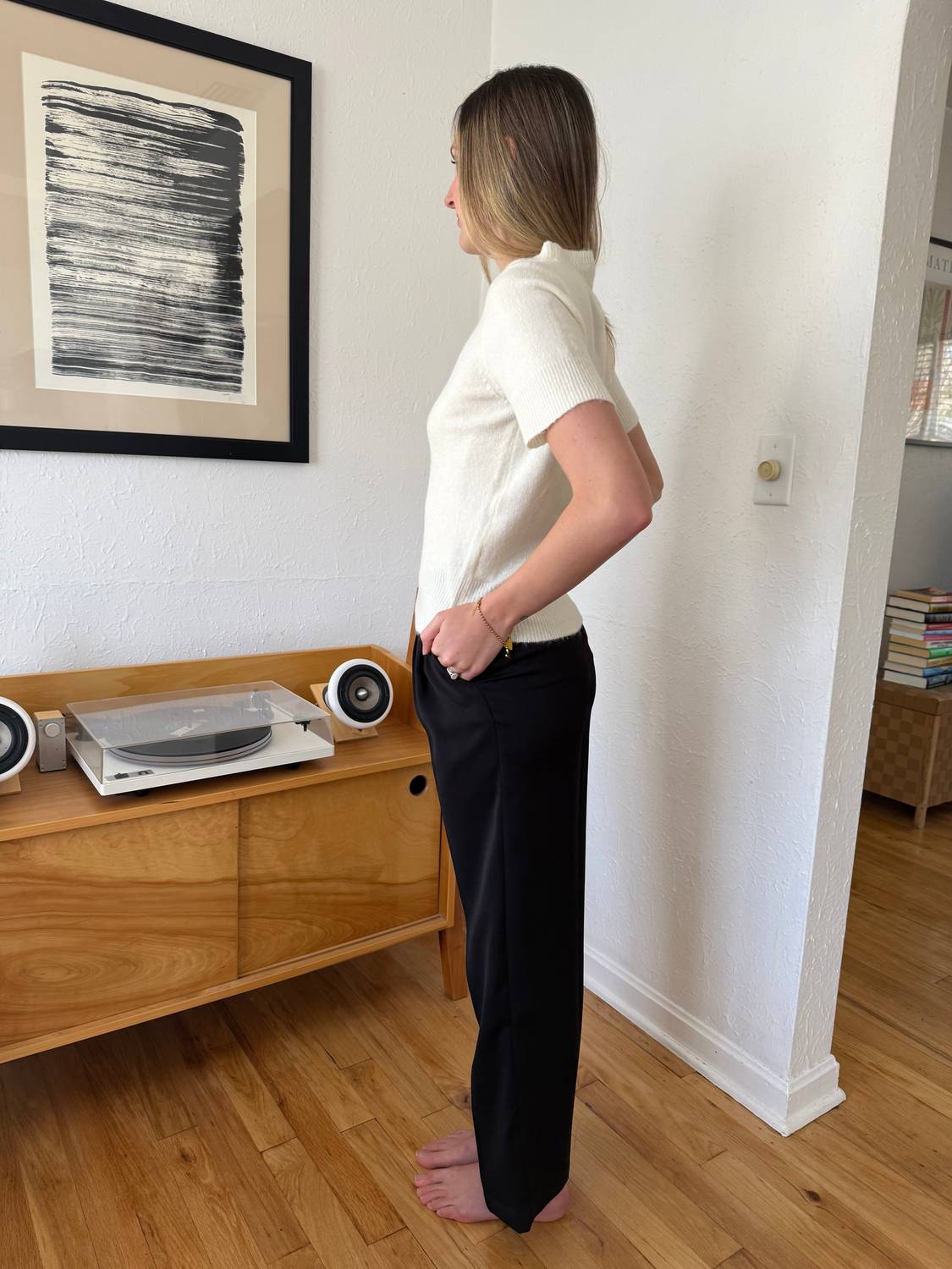 Current Air - Zara High Waisted Relaxed Leg Trousers