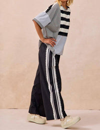 Bibi - Reese Side Contrast and Lace Detailed Track Pants