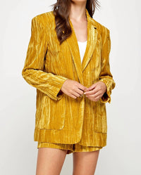 Ellison - Evening Glow Velvet Blazer