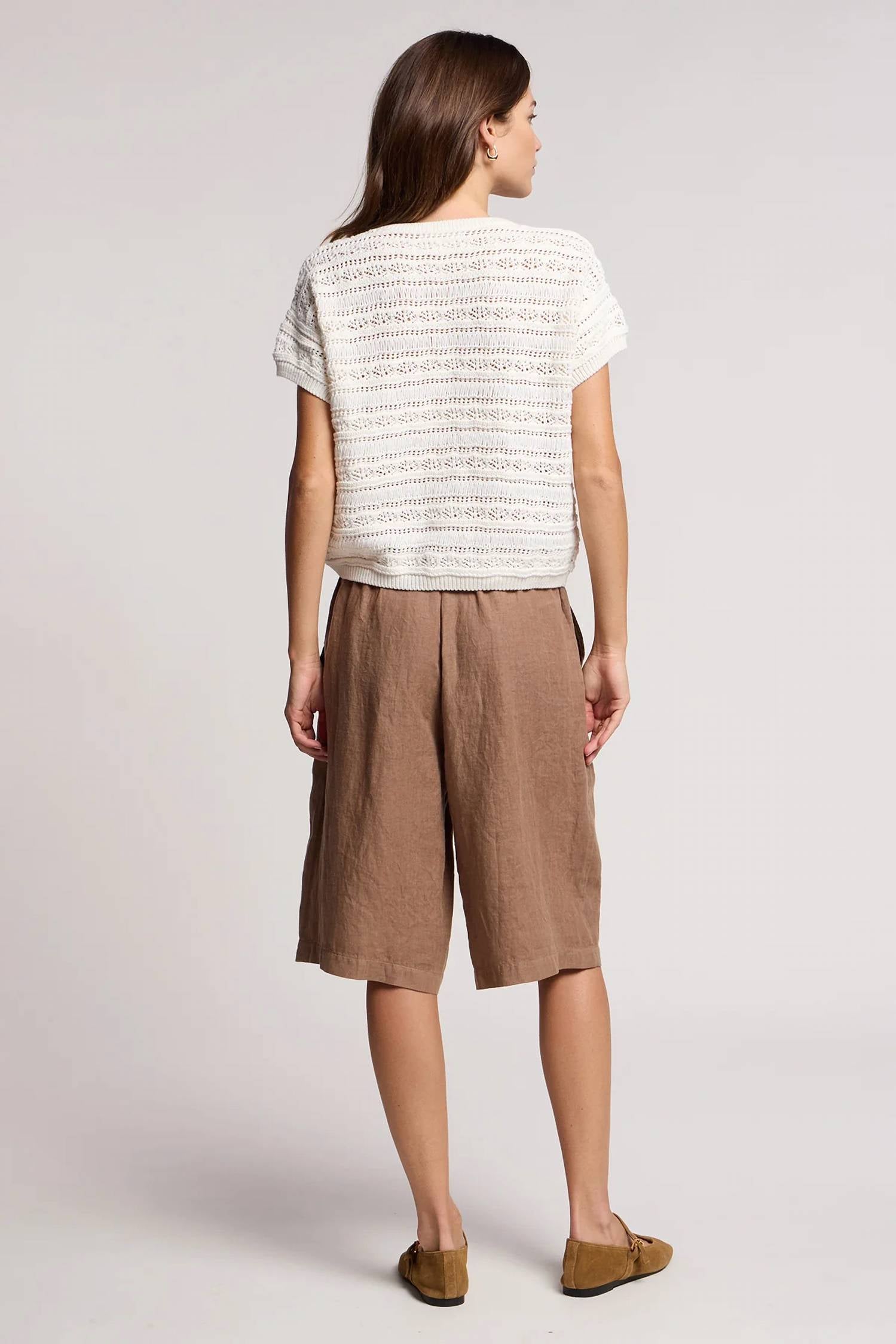 Velvet By Graham & Spencer - Tove Linen Easy Shorts