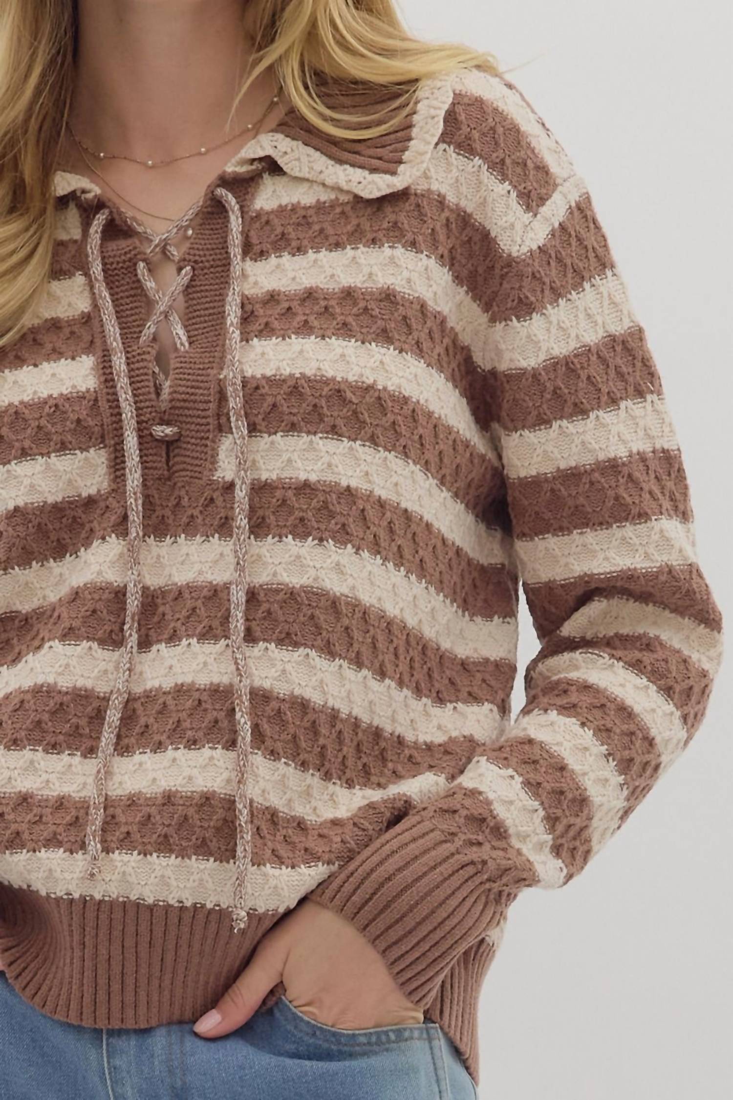 Entro - Stripes And Fun Sweater