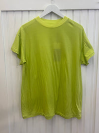 ACACIA Women's Tobi Top in pistachio - women's t-shirt - detail view