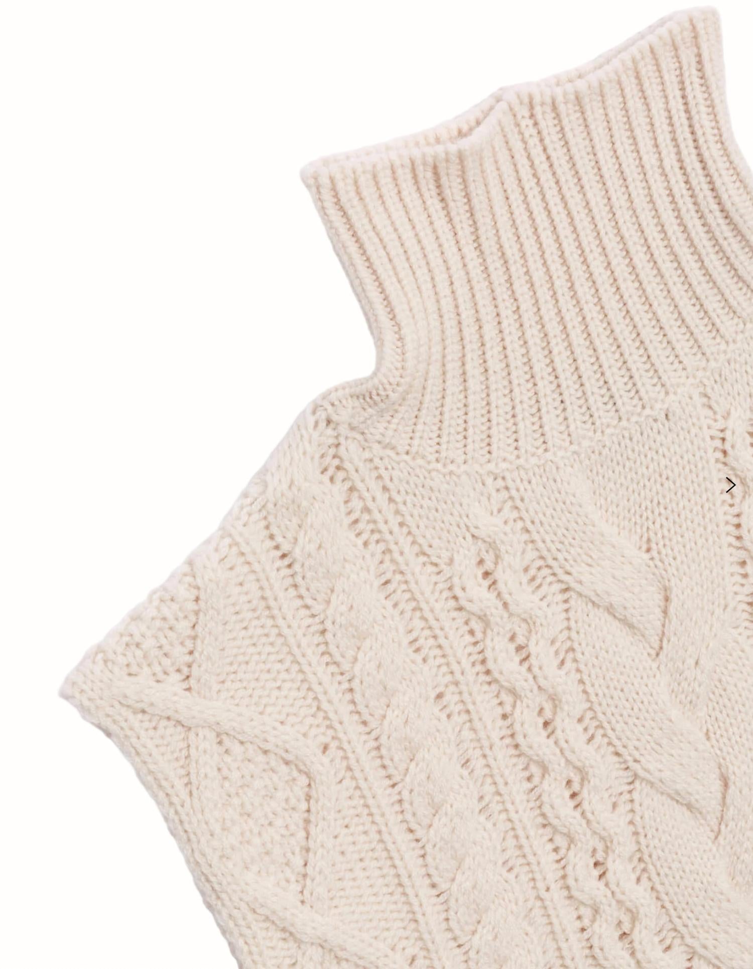 Re/Done - Women's Cable Turtleneck Sweater Vest