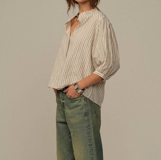 Road To Nowhere - Edith Japanese Organic Cotton Blouse